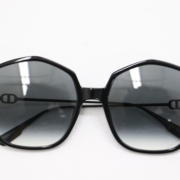 Christian Dior Link2 Womens Black Sunglasses Grey Lenses 8079O 59-19 145 - Picture 7 of 16